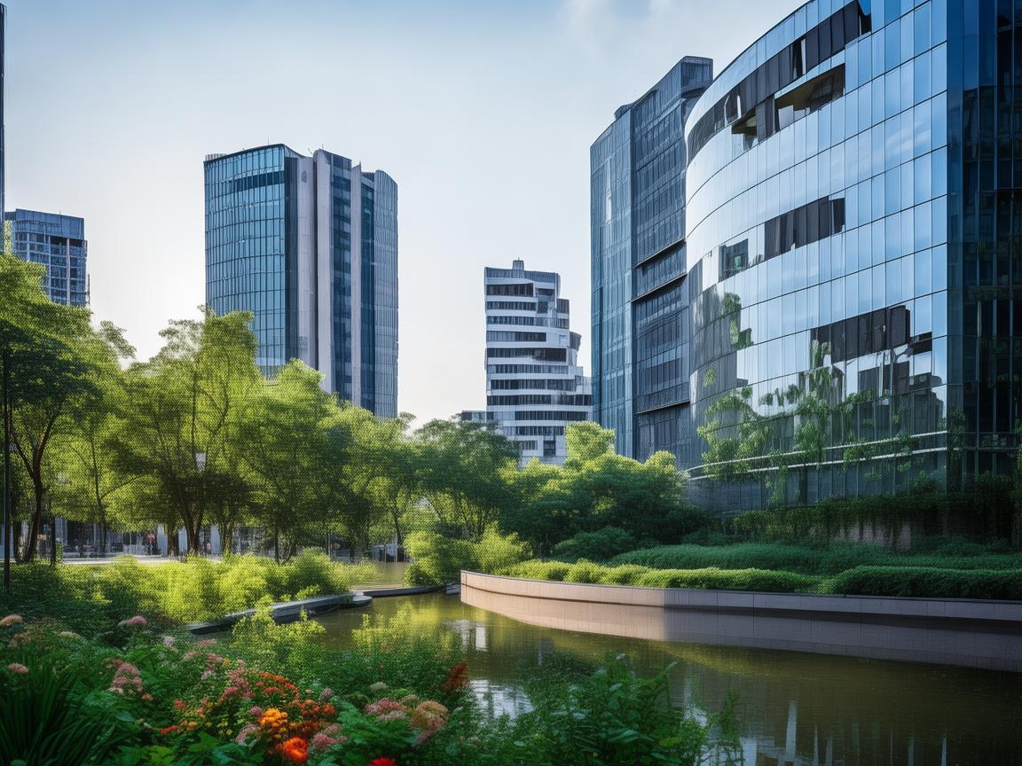 宜都城市界面设计中，如何平衡自然景观与现代建筑？