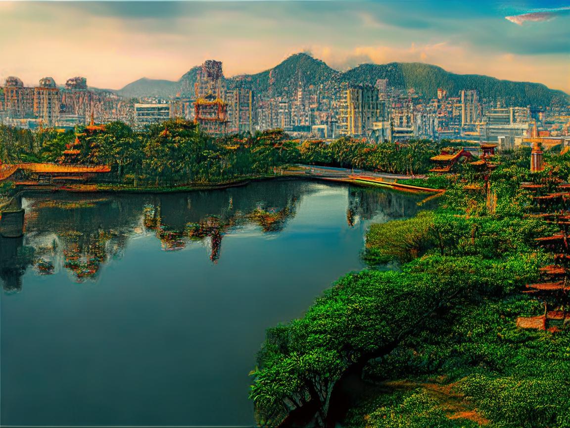 江门城市形象设计中，如何融合自然风光与地方文化？