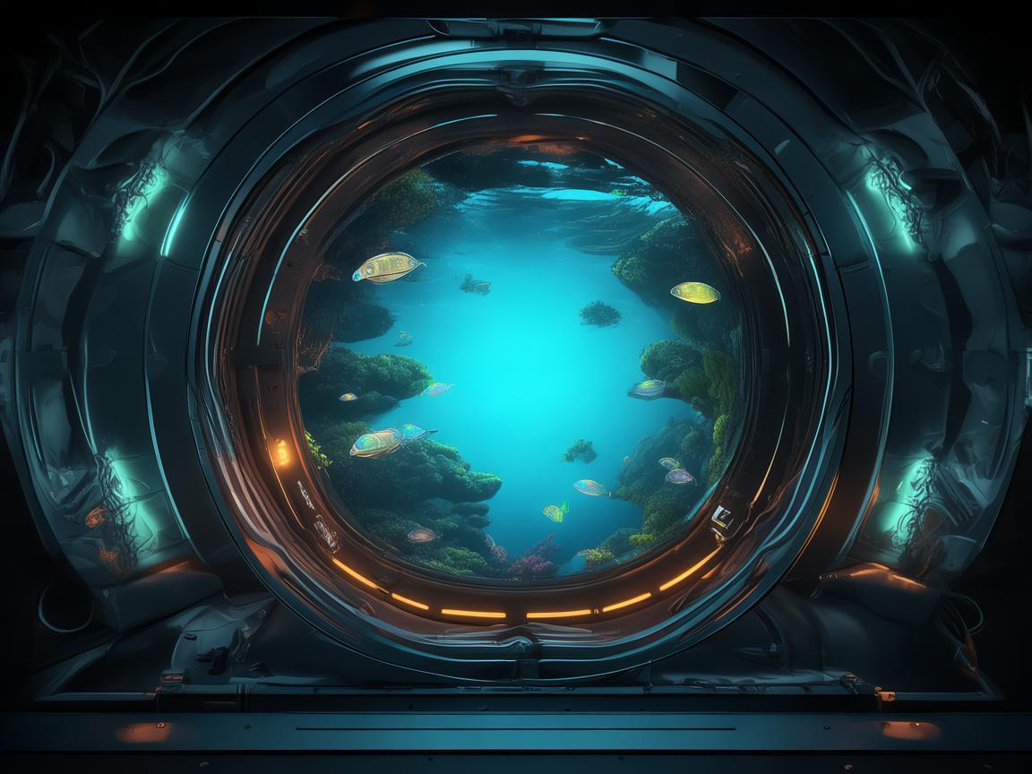 海底观光潜艇，开启梦幻海底之旅的 UI 设计