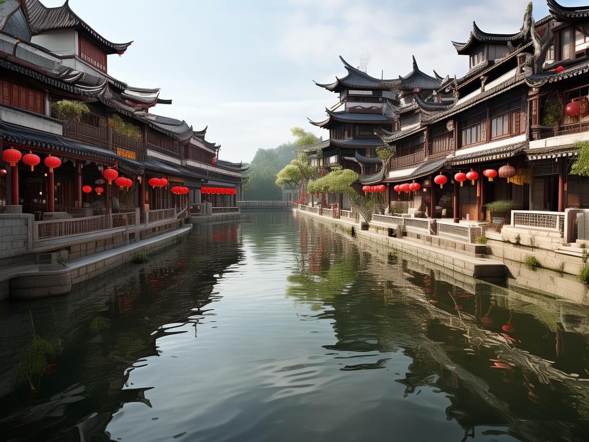 绍兴城市界面设计中的水城韵律如何体现？