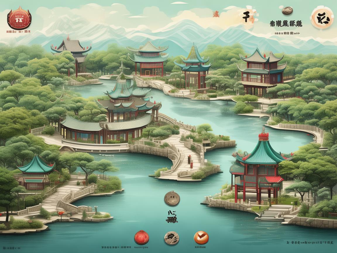江门市，如何设计一个融合本地文化的城市公园UI？