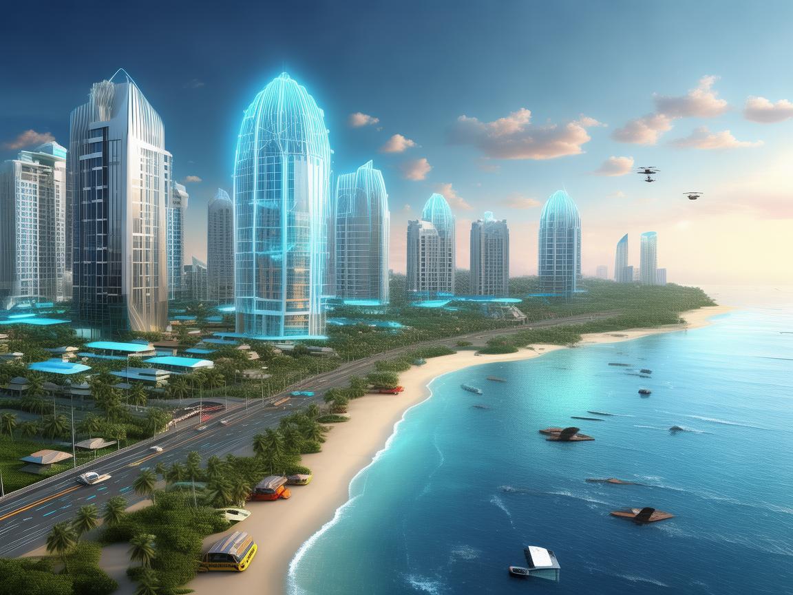 三沙城市界面设计，如何在海岛特色中融入现代科技感？