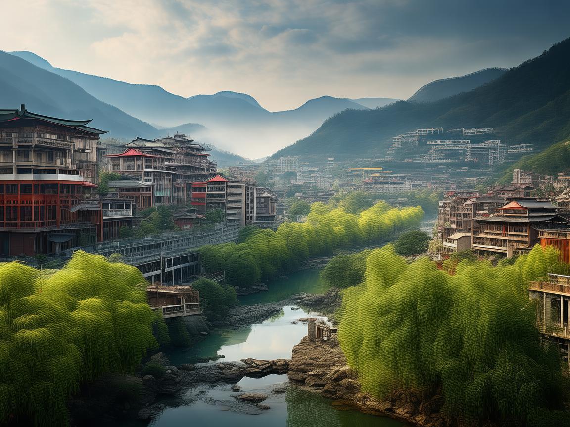 雅安城市形象设计中，如何融合自然与人文的和谐之美？