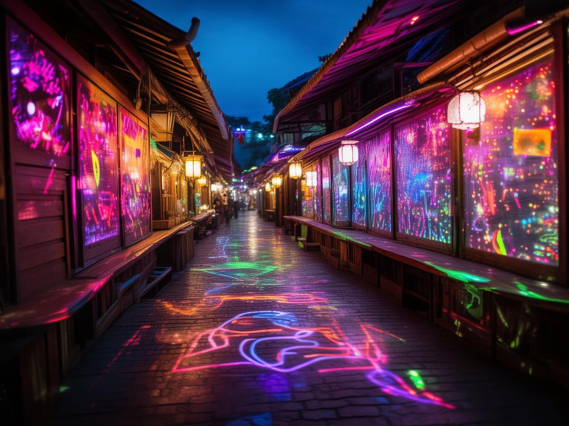 点亮夜市摊位的独特 UI 设计之光
