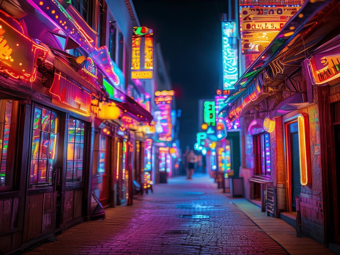 酒吧街霓虹灯，如何设计吸引眼球的夜间景观？